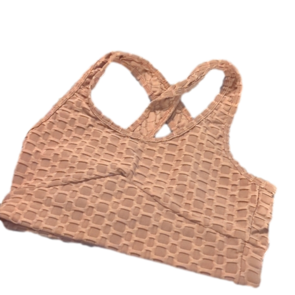Lavender seamless sports bra size medium.